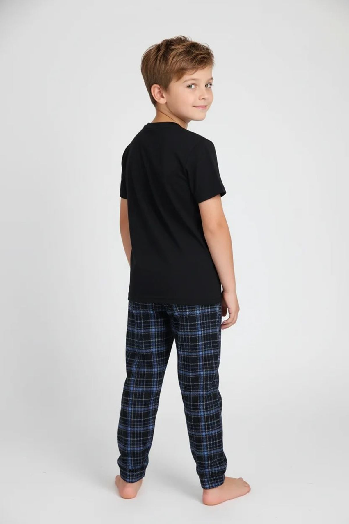 5-12 Yaş Süprem Pijama Takımı Siyahekose - 52331.1048.