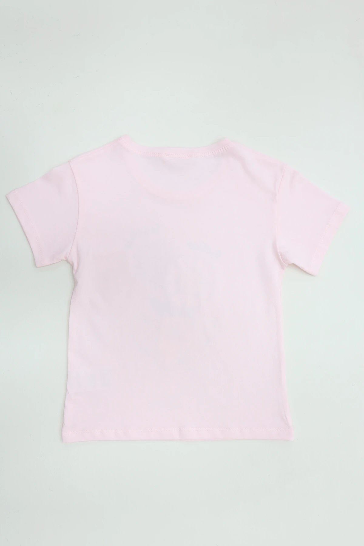 6-9 Yaş Kız Çocuk Tişört Pembe - 55560.1576.