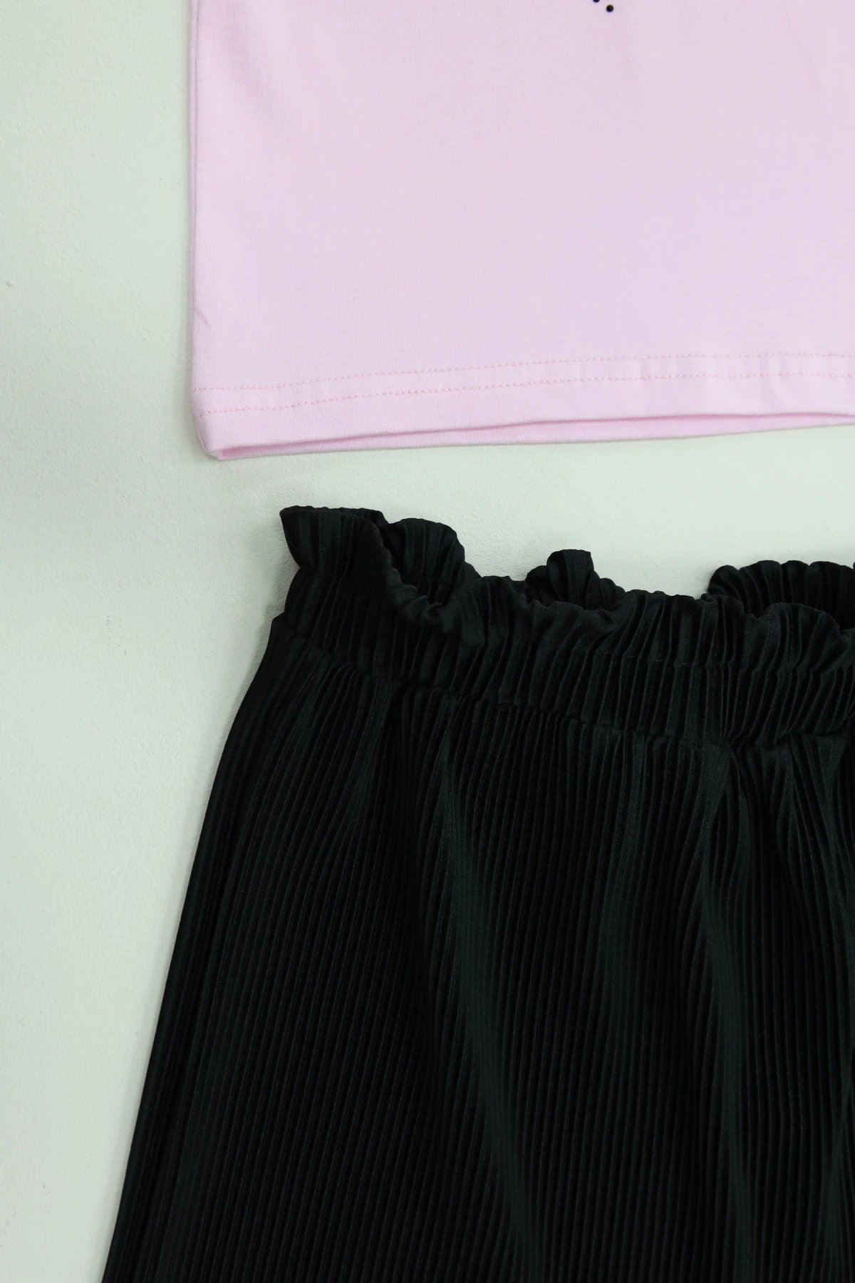 6-9 Yaş Etekli Kız Çocuk Takım Pembe - 6264735.1576.