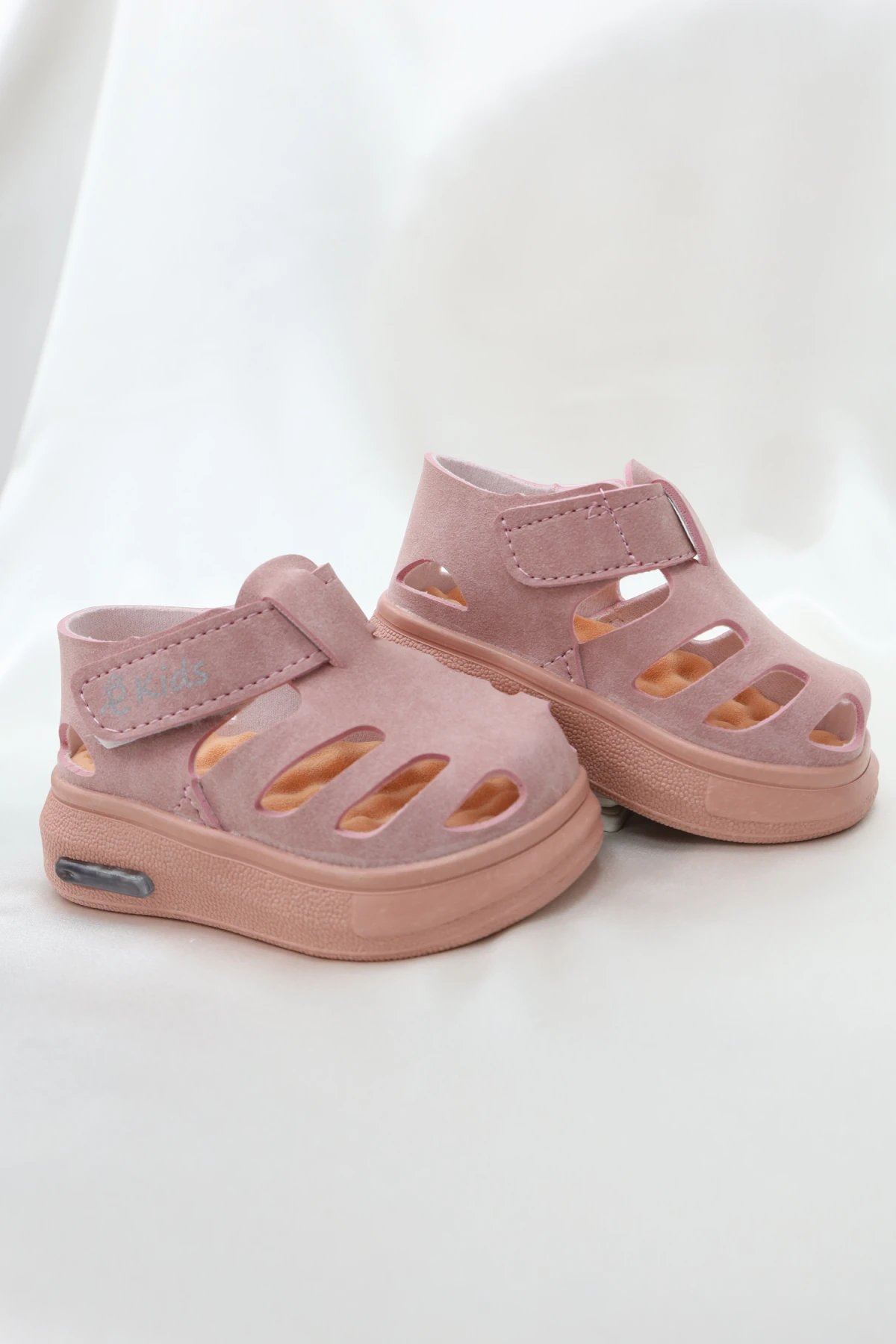 Işıklı Cırtlı Çocuk Sandalet Pembe - 33175.264.