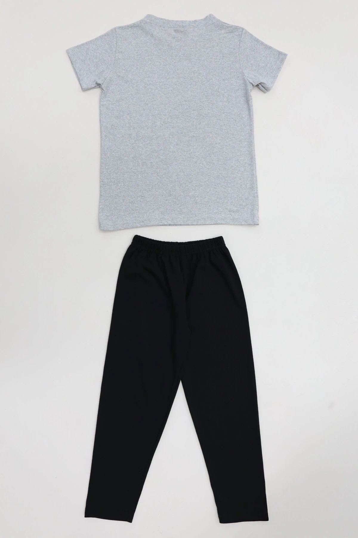 5-12 Yaş Süprem Pijama Takımı Gri - 53715.1048.