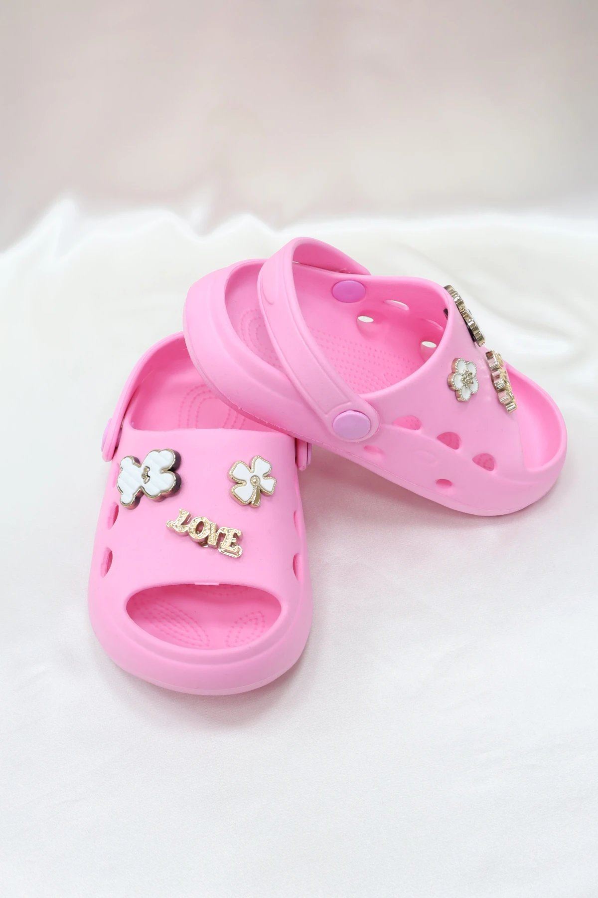 Aksesuarlı Çocuk Sandalet Pembe - 32333.264.