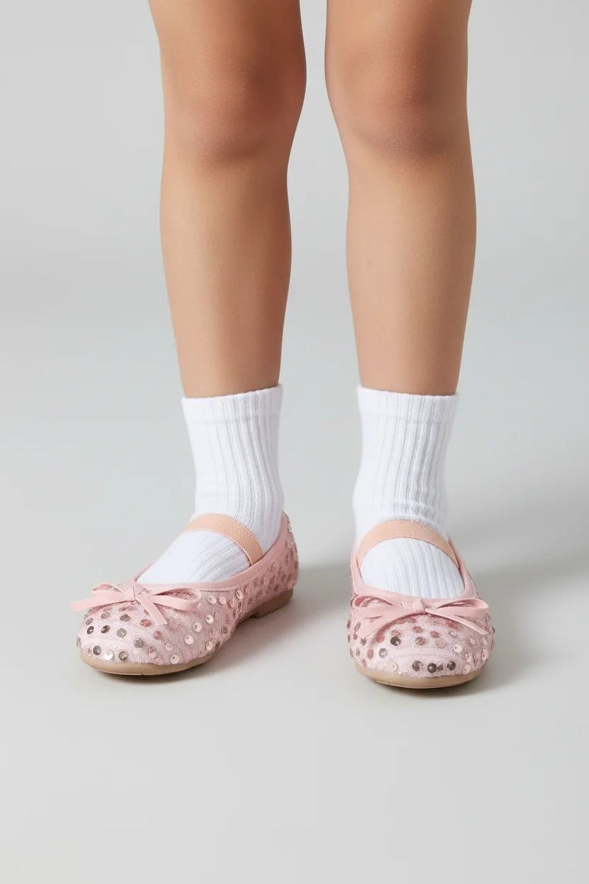Pul Detaylı Çocuk Babet Pembe - 32734.264.