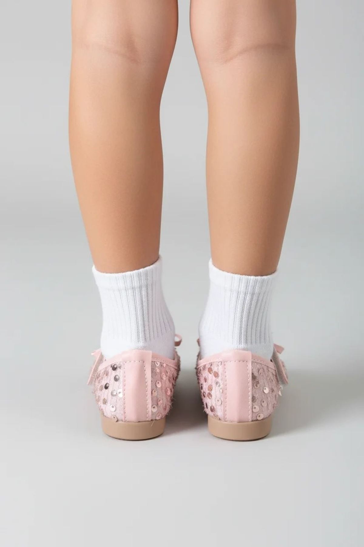 Pul Detaylı Çocuk Babet Pembe - 32734.264.