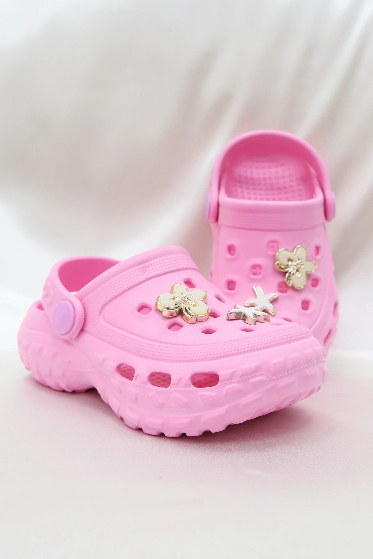 Aksesuarlı Çocuk Terlik Pembe - 33371.264.