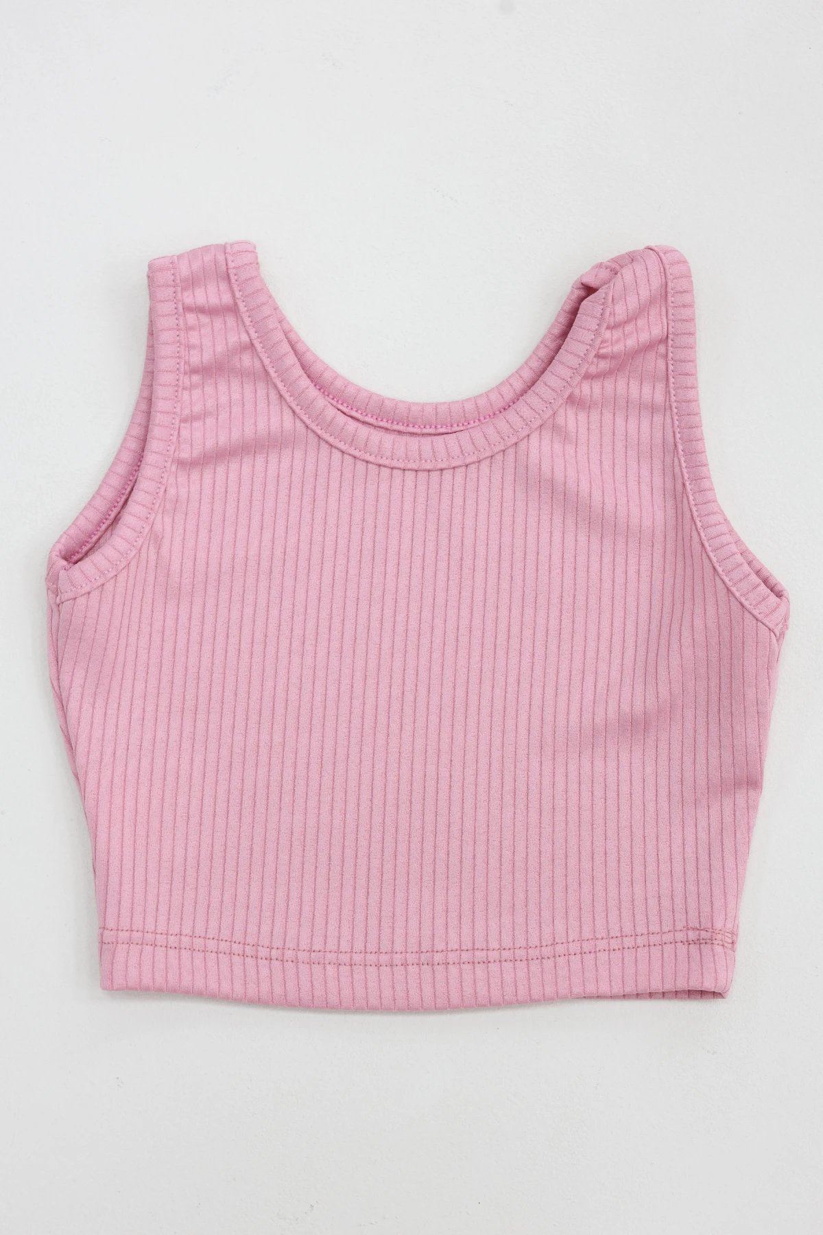 4-10 Yaş Kız Çocuk Crop Atlet Pembe - 53801.1780.