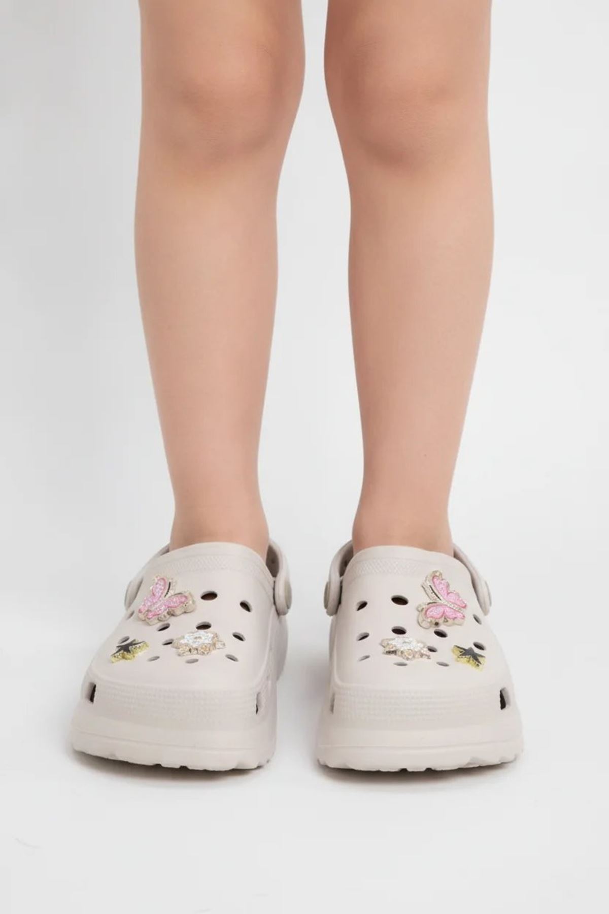 Aksesuarlı Çocuk Sandalet Taş - 32335.264.