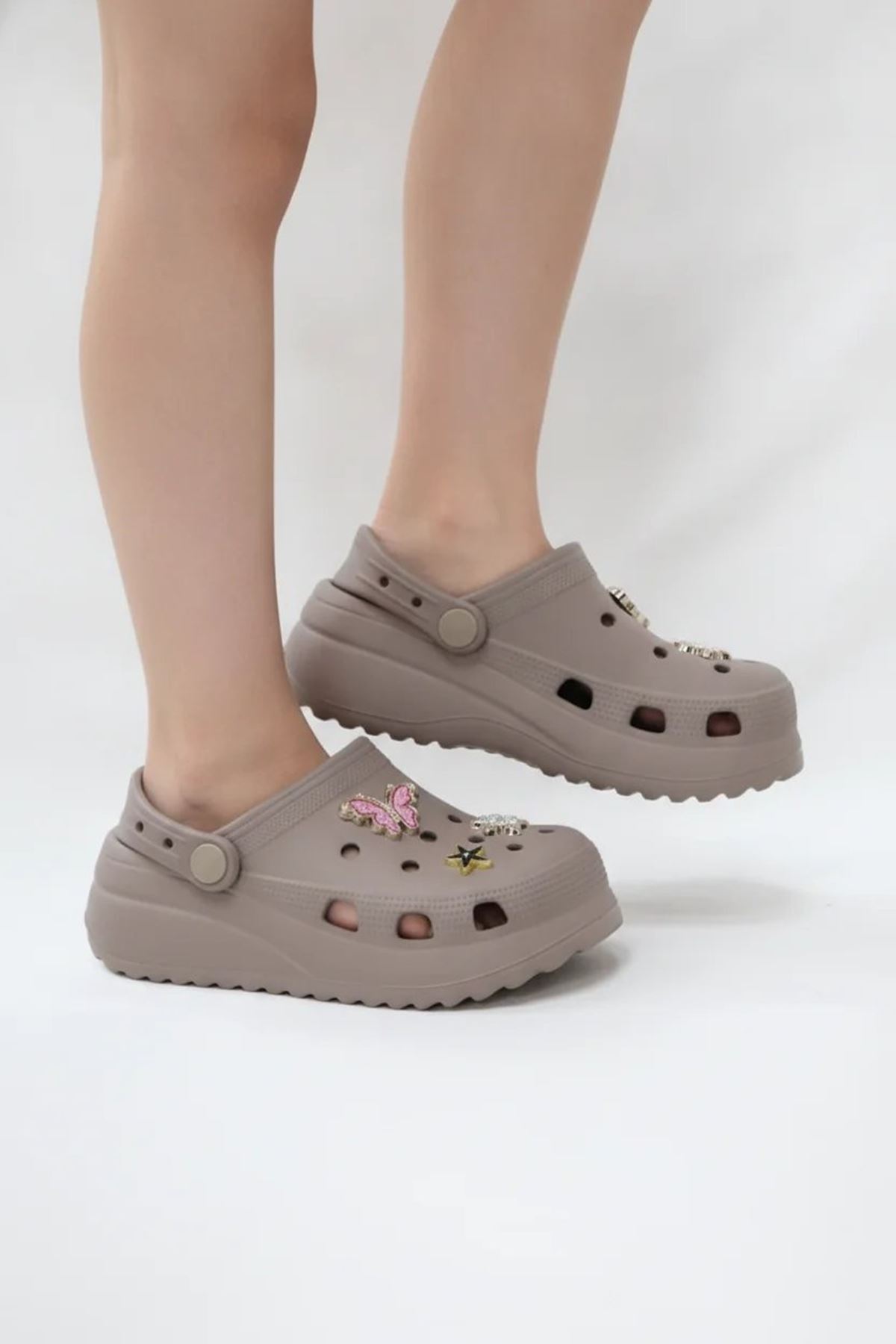 Aksesuarlı Çocuk Sandalet Vizon - 32335.264.